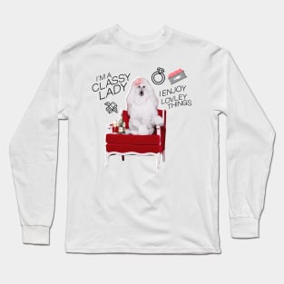 I'm a Classy Lady I Enjoy Lovely Things Long Sleeve T-Shirt